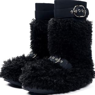 【方枪枪同款】littlegood日系雪地靴女新款冬季毛毛靴增高短靴