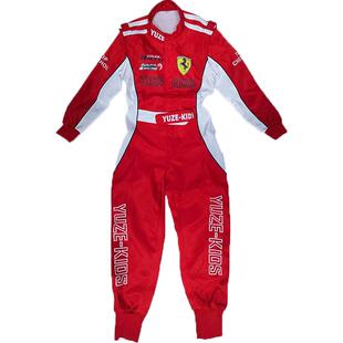 儿童摄影主题机车赛车手服装拍照艺术写真套装舞台演出男童赛车服