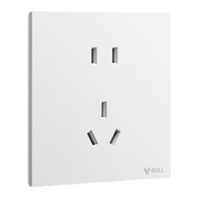 公牛g57暮雪白开关插座面板超薄