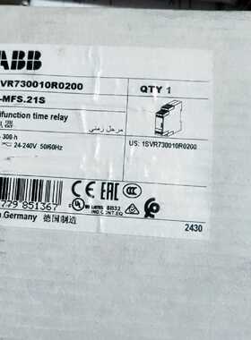 议价ABB时间继电器 CT-MFS.21S  2c/o  0.05s-300h