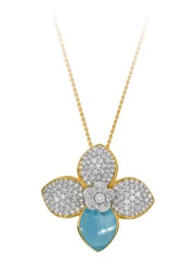 Fellala/翡拉拉「绽放2.0」气质优雅简约项链精致颈链