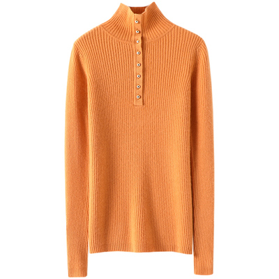 启超高端100%纯山羊绒衫