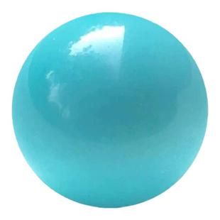 原矿绿松石散珠高瓷蓝无优化圆珠回纹顶珠配饰果冻料单珠手串配珠