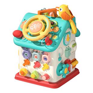 婴儿忙碌屋玩具1到2岁6一8个月以上宝宝六面体幼儿童蒙氏早教益智
