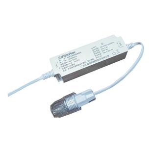 三雄极光220V灯带专用电源线光河LED灯带驱动连接螺扣接头插接配