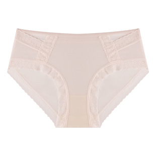 蕾丝镂空无痕纯欲性感内裤女纯棉抗菌裆中腰夏季薄款透气冰丝新款