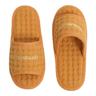 韩国进口居家拖鞋室内地暖瓷砖防滑静音纯棉可机洗男女情侣简约