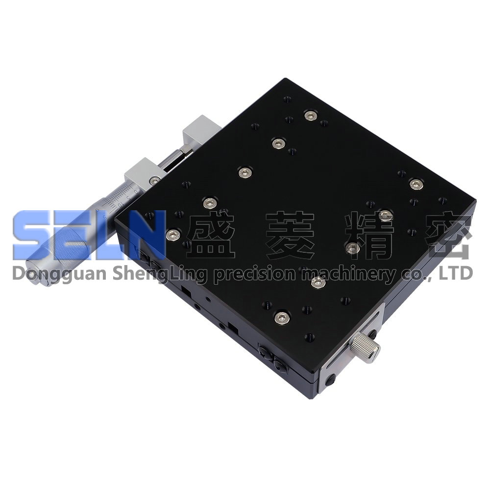 售LX125-/L/R/L2/R2/交叉导轨型高精度X轴滑台 手动位移平台