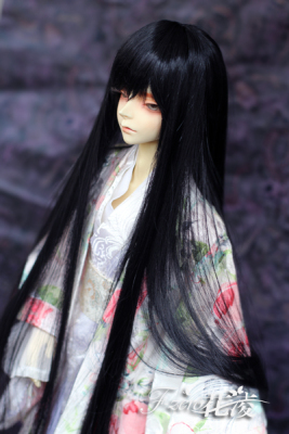 taobao agent Spot [Hua Ling] Uncle 1/3 small head, 1/4bjd wigs and other ancient style of long hair ancient style fantasy plate hair