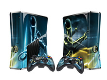 步行者xbox360slim+2手柄贴贴纸1