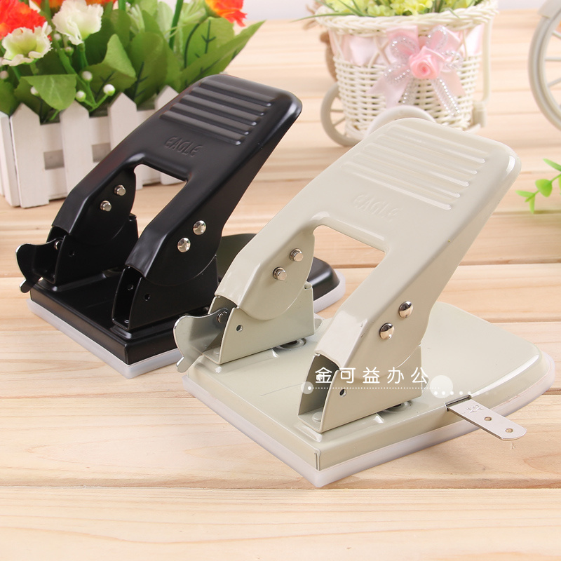 益而高2孔打孔机 701重型双孔打孔机 全金属材质打孔器 财务用品