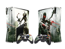 步行者xbox360slim+2手柄贴贴纸1