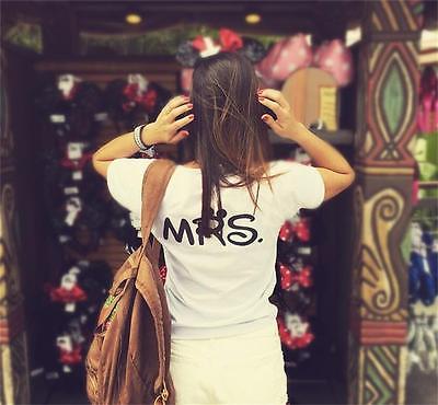 t-shirt men women lovers Letter couple tshirt mr mrs 2018