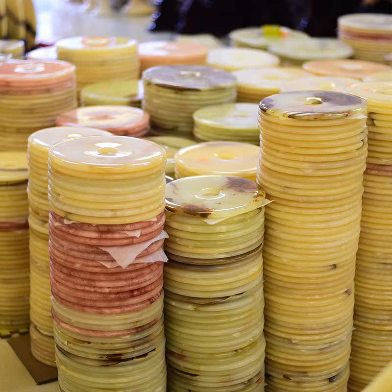 换季新品天然阿富汗玉天然纹路平安扣摆件家居饰品乔迁礼闪电发货
