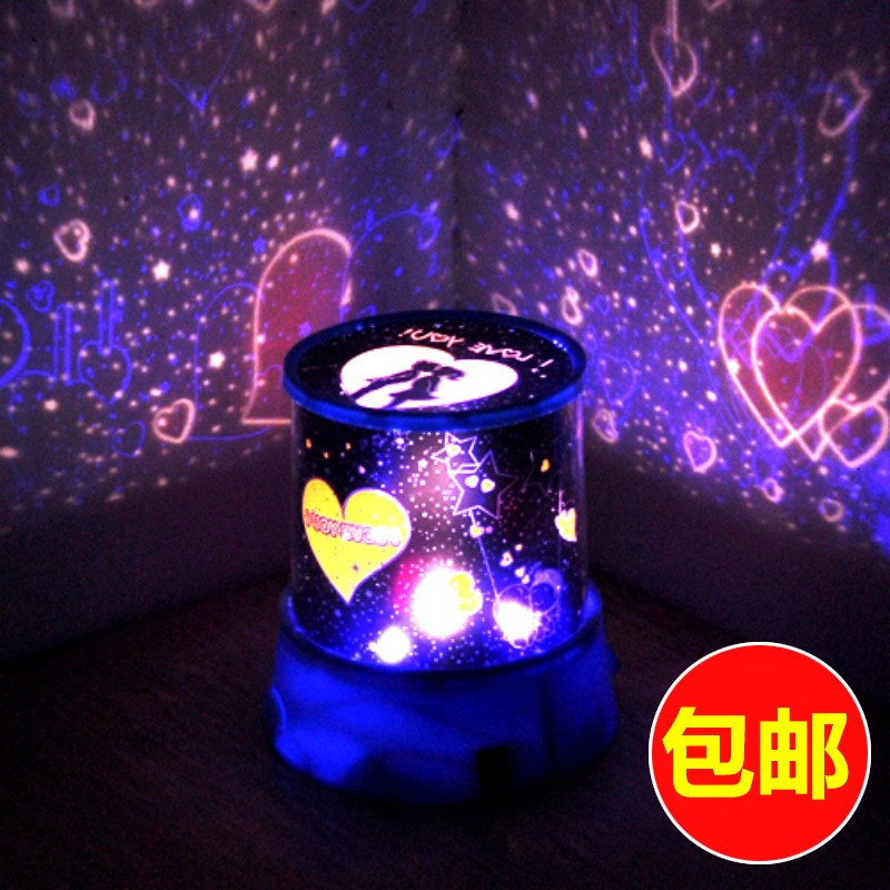 ÐǿյÆÎÔÊÒÀËÂþ˯ÃßÉúÈÕÀñÎïÒ¹¿ÕÉÙÅ®Ãλú£ÑóͶӰÒÇÐýתµÆÂúÌìÐÇ