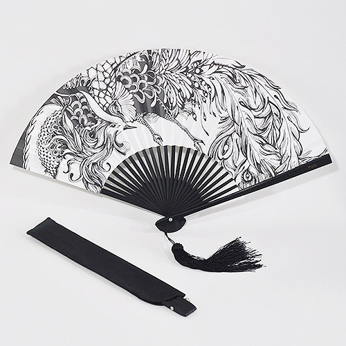目意思 女士扇7寸原创创意折扇中国风 时尚礼品纸扇 四大神兽扇子在类目 家居饰品, 工艺扇中 - 来自Buy2taobao.com提供专业的淘宝代购服务
