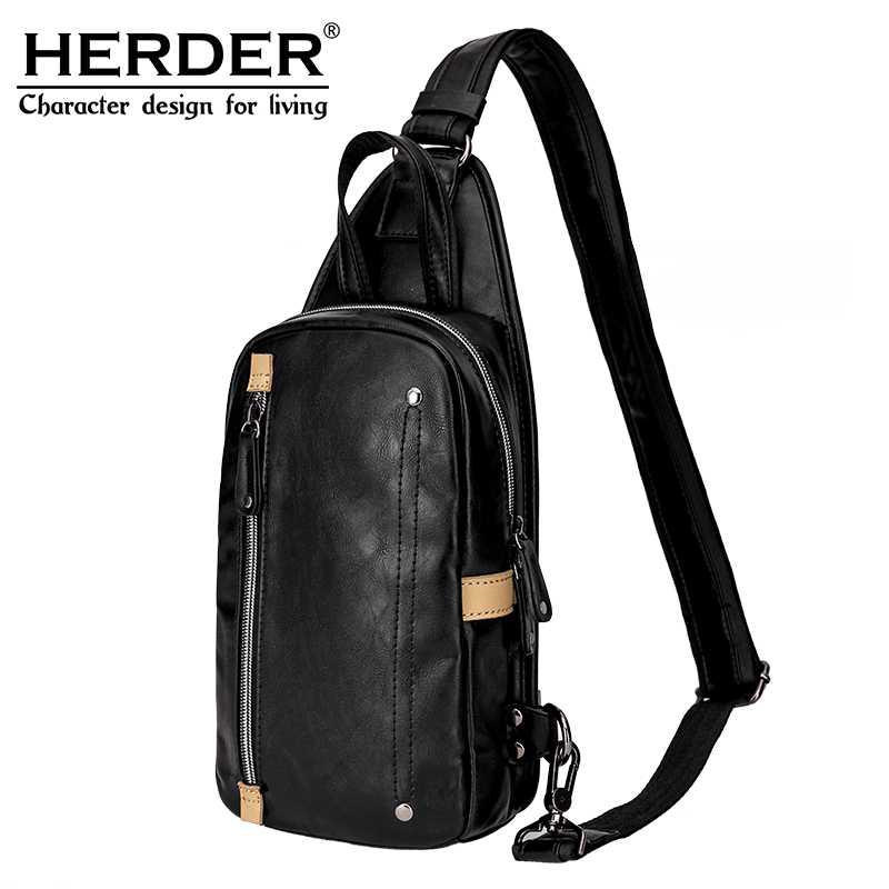 HERDER/ºÕµÇ¶ûÐØ°üº«°æÄÐÊ¿³±°üб¿æ°üÐÝÏÐС±³°üÑü°üµ¥¼çÄаü°ü
