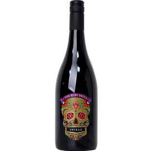 原瓶进口正品澳洲澳大利亚SKULL思酷西拉shiraz干红葡萄酒红酒