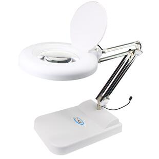 桌面台式放大镜维修台带灯led镜5折叠电子10高倍高清30倍老人阅读钟表手机焊接美容雕刻鉴定古玩儿童扩放大镜