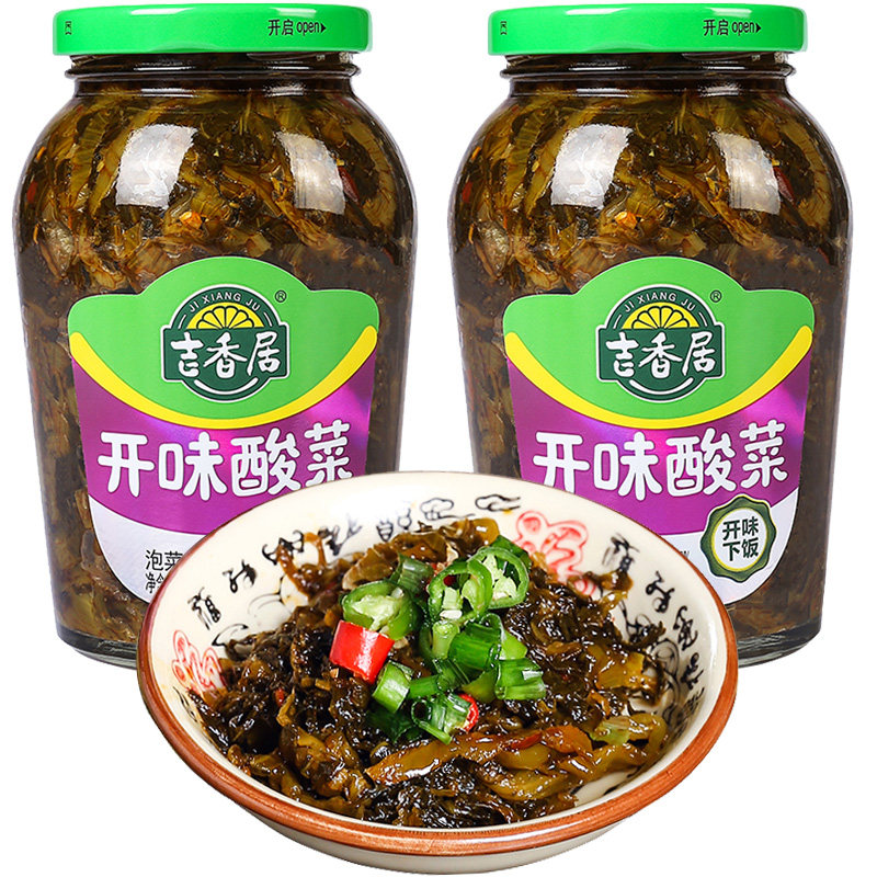 吉香居开味老坛酸菜350g*2瓶四川
