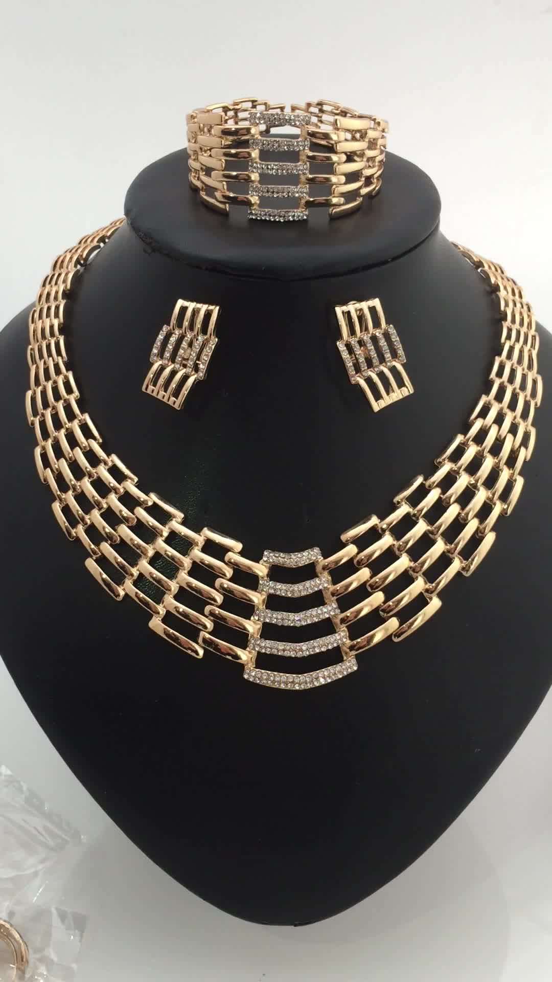 Wholesale African Nigerian Women 18k Bridal Wedding Dubai Gold Plated