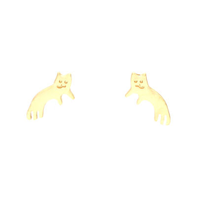 ins日本原创动物face耳夹