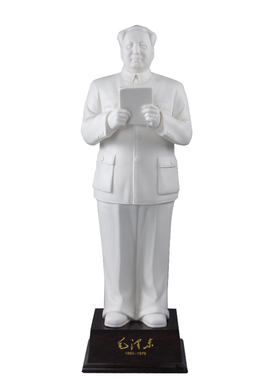名堂全身塑像开国大典风白瓷