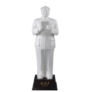 多名堂 陶瓷毛泽东全身白瓷像毛主席瓷雕塑像办公室摆件/开国大典