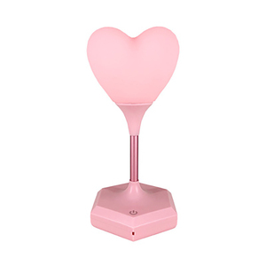 心形情侣礼品台灯 少女卧室小夜灯充电可爱粉色爱心灯女生礼物灯