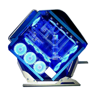 包邮 DIY分体式电脑水冷硬管套装 AMD英特尔全平台cpu 台式散热器