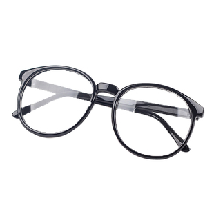 名侦探柯南黑色眼镜新一王者荣耀安琪拉动漫cos道具平光有框镜片