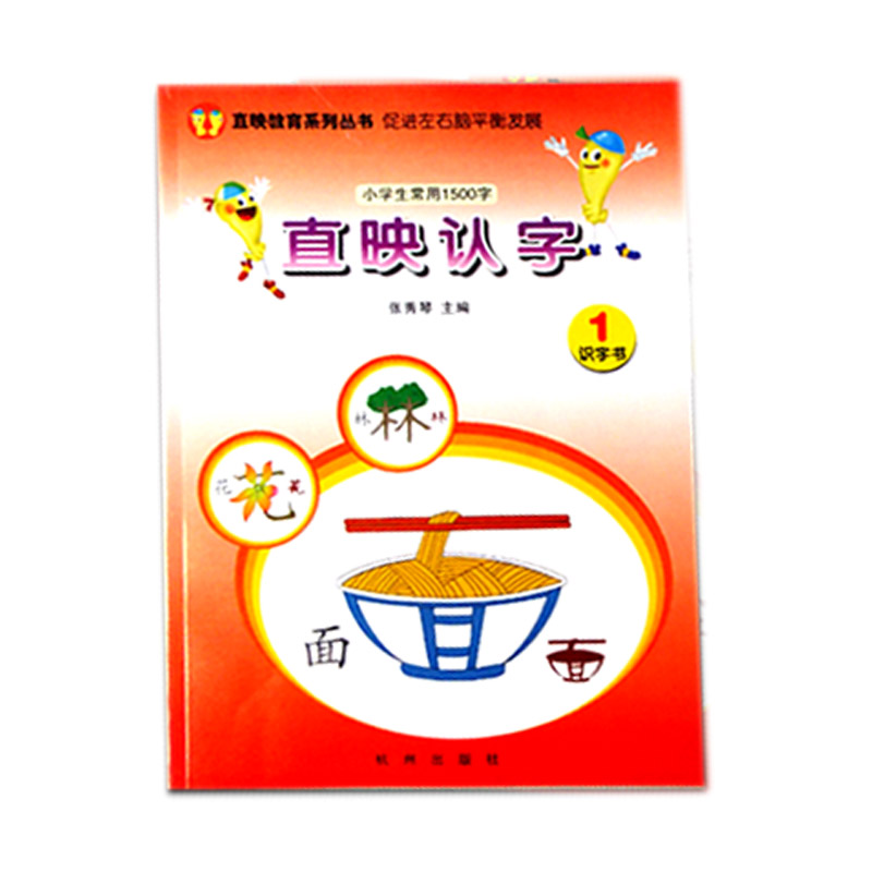 直映认字直映识字正版教材全套识字卡片宝宝儿童看图识字卡幼儿园
