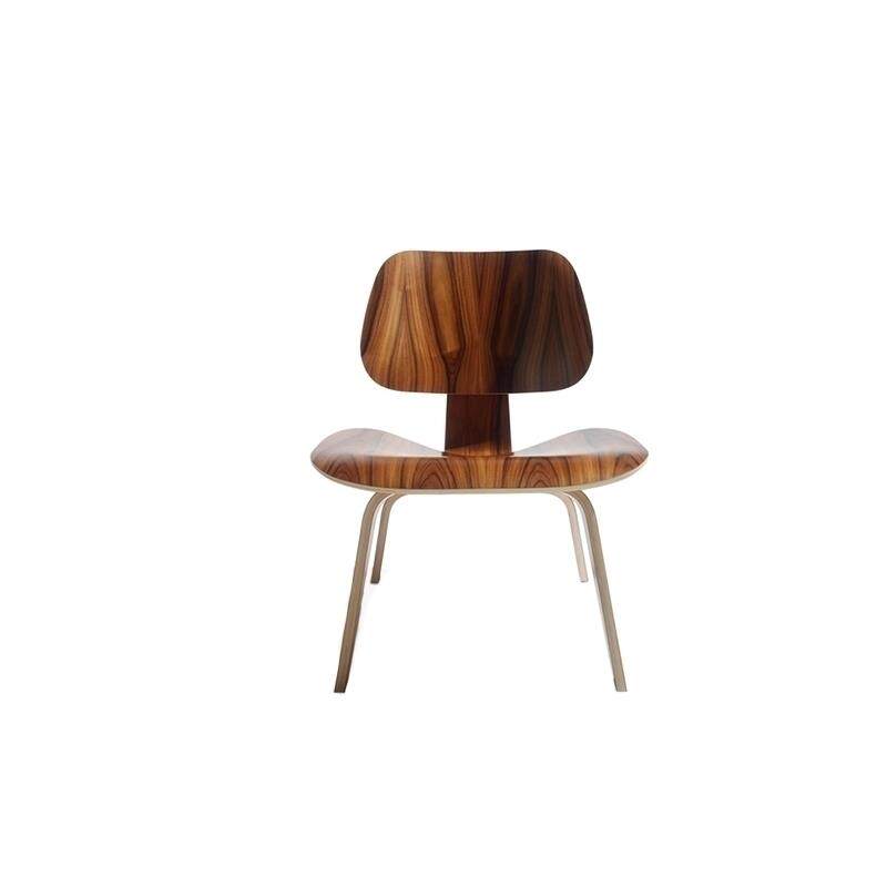 furnittu实木设计师家具eames plywood lounge chair弯曲木休闲椅