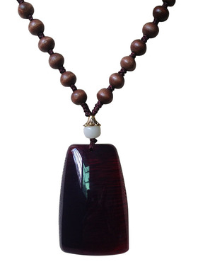 中国风秤砣二代长款毛衣秋冬血珀