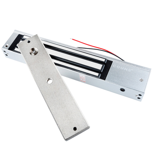 高优S280C门禁磁力锁280kg单双开玻璃门防火门铁门12V磁吸电控锁