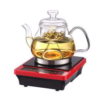 电陶炉蒸茶器玻璃蒸汽煮茶壶家用电磁炉烧水壶喷淋式煮茶炉套装