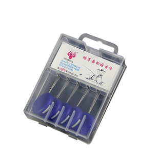 火牛硅胶主线防缠豆8字环挡豆5个盒装太空豆垂钓小配件用品