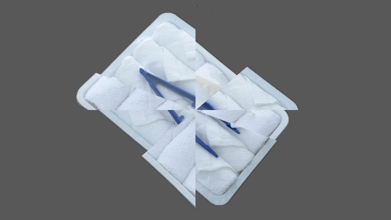 Small Rolled White Cotton Scented Hand Face Towel Disposable Hot /cold