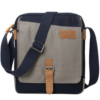 帆布休闲风男士单肩包