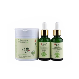 婵姿竹炭去黑头面膜 撕拉式粉刺去黑头 收缩毛孔套装抢购正品