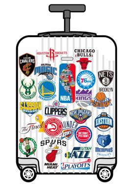 nba篮球行李箱贴纸笔记本电脑