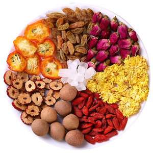 玫瑰八宝桂圆红枣枸杞花茶组合养生茶包女补气养血水果茶花果茶叶