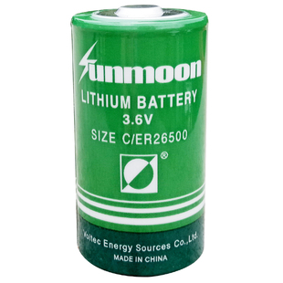 日月ER26500锂电池3.6V流量计蒸汽燃煤气智能水表PLC物联网电池组