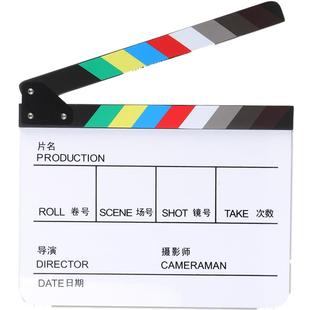 摄影拍板中英文特写打板送笔 电影特写场记板导演组大小场记板