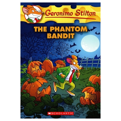 老鼠记者第70册 英文原版 Geronimo Stilton #70 The Phantom Bandit儿童文学小说 彩色插图 章节桥梁书