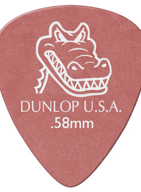 美产dunlop邓禄普鳄鱼片417r吉他