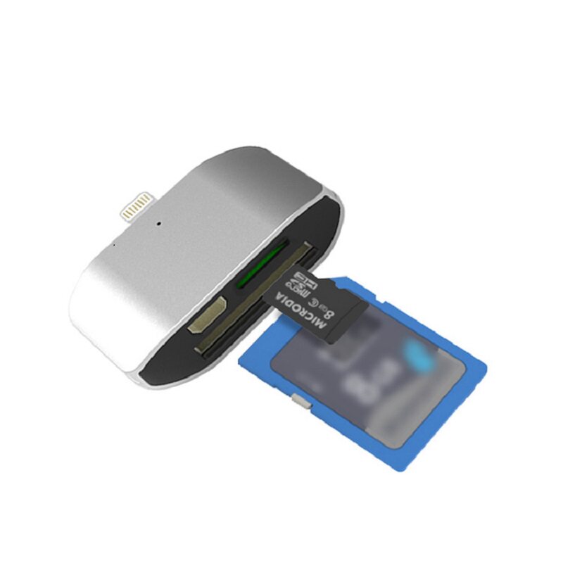 适用于iPhoneX 12 13手机U盘sd TF CF高读卡器 ipad扩容USB转接头