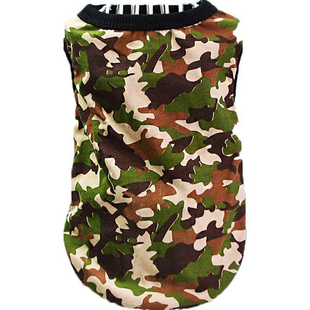 大狗衣服春夏季薄款迷彩背心松狮二哈边牧金毛拉布拉多大型中型犬