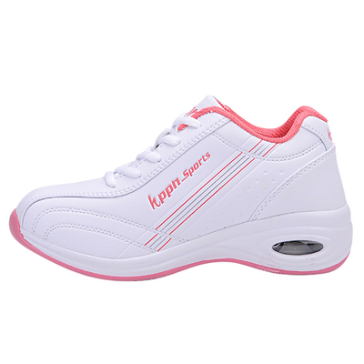 新款皮面运动鞋女旅游鞋防滑软底中老年学生跑步鞋波鞋子