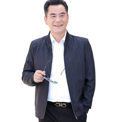 【换季新品】薄款中年男士夹克外套